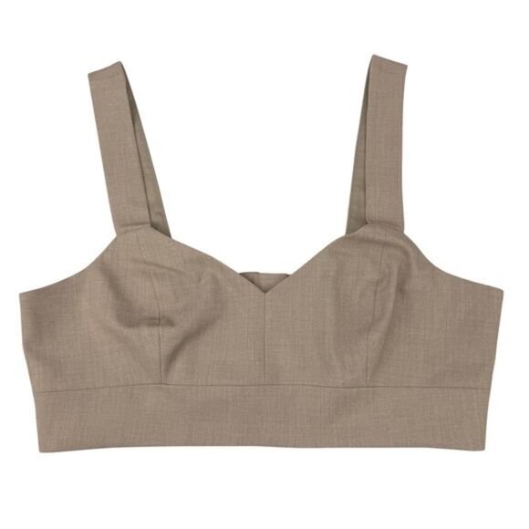 Madewell Taupe Bralette Top Women's Size 12 Taupe - Picture 2 of 5